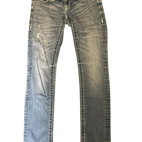 BKE Denim - BKE Women’s Faded Blue Skinny Jeans